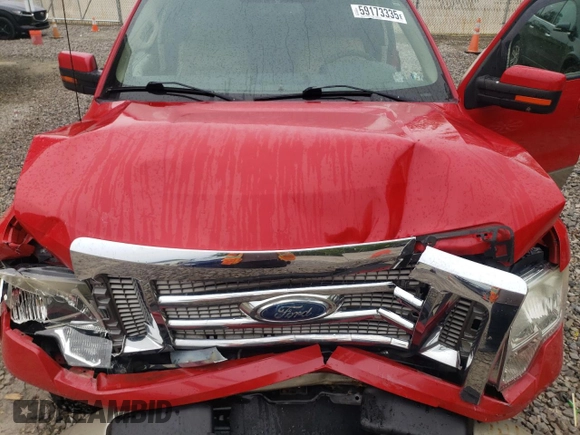 2009 Ford F-150 XL with VIN 1FTPX14V69FB28856, listed as a Copart auction lot 59173335 with 199,999 mi miles and Salvage title. Bid and sale history available at DreamBid. Image 11.