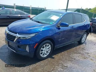2022 Chevrolet Equinox LT z VIN 3GNAXKEV7NL169272, wystawiony jako IAAI lot #42371473 z przebiegiem 73 073 mil mil oraz . Historia ofert i sprzedaży dostępna na DreamBid. Obrazek 2.