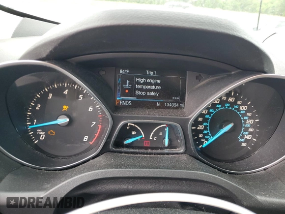 2013 Ford Escape SE with VIN 1FMCU0GX5DUA11459, listed as a Copart auction lot 55367195 with 134,094 mi miles and Clean Title. Bid and sale history available at DreamBid. Image 9.