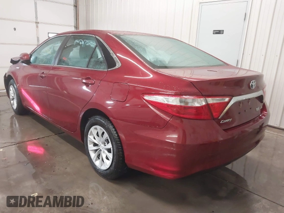 2017 Toyota Camry Hybrid LE with VIN 4T1BD1FKXHU215672, listed as a IAAI auction lot 41382365 with 165,863 mi miles. Bid and sale history available at carsss.com. Image 3.