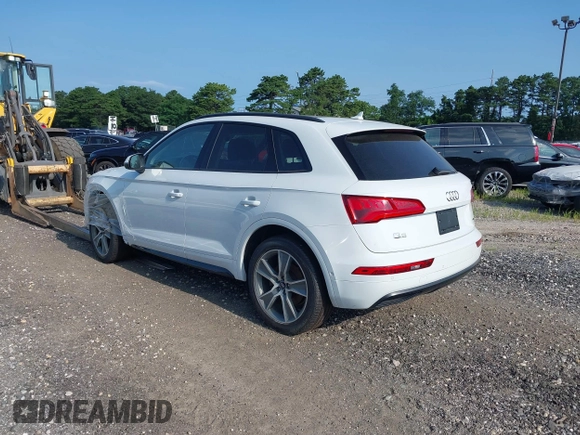 2019 Audi Q5 Prestige with VIN WA1CNAFY2K2056847, listed as a IAAI auction lot 42608003 with 55,691 mi miles and . Bid and sale history available at DreamBid. Image 3.