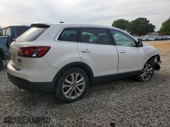 2013 Mazda CX-9 Grand Touring with VIN JM3TB2DA4D0423943, listed as a Copart auction lot 55987015 with 177,074 mi miles and Salvage title. Bid and sale history available at DreamBid. Image 3.
