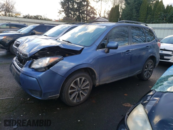 2018 Subaru Forester Premium with VIN JF2SJGECXJH424629, listed as a Copart auction lot 85330424 with 95,871 mi miles and Salvage Title. Bid and sale history available at carsss.com. Image 1.