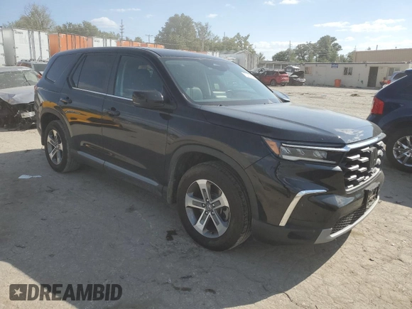 2023 Honda Pilot EX-L 7 Passenger with VIN 5FNYG1H59PB008291, listed as a Copart auction lot 70419474 with 24,043 mi miles and Salvage Title. Bid and sale history available at carsss.com. Image 4.