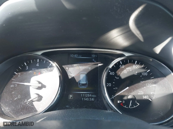 2016 Nissan Rogue S with VIN 5N1AT2MV9GC826296, listed as a IAAI auction lot 41573007 with 111,284 mi miles. Bid and sale history available at carsss.com. Image 7.