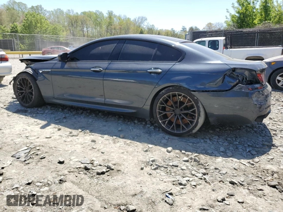 2016 BMW M6 with VIN WBS6E9C5XGG437084, listed as a Copart auction lot 53632315 with 108,151 mi miles and Salvage title. Bid and sale history available at DreamBid. Image 2.