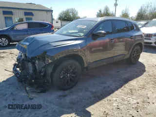 2024 Mazda CX-50 S Premium with VIN 7MMVABDMXRN177392, listed as a Copart auction lot 46146005 with 21,423 mi miles and Salvage Title. Bid and sale history available at DreamBid. Image 1.