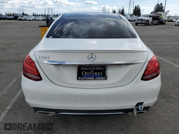 2015 Mercedes-Benz C-Class C 300 with VIN 55SWF4JB5FU064947, listed as a Copart auction lot 51788075 with 69,378 mi miles and Salvage Title. Bid and sale history available at carsss.com. Image 6.