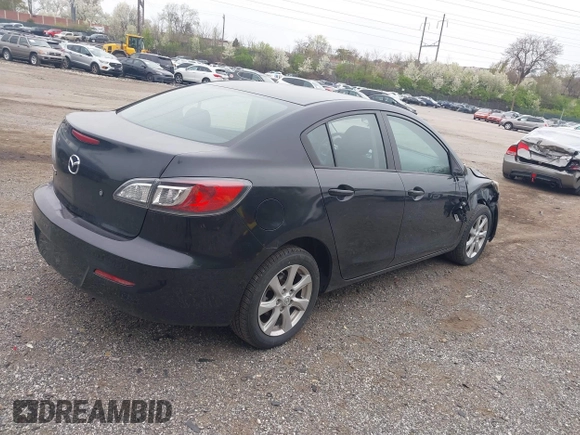 2013 Mazda 3 i SV with VIN JM1BL1TG5D1835672, listed as a IAAI auction lot 42009884 with 96,097 mi miles. Bid and sale history available at carsss.com. Image 4.