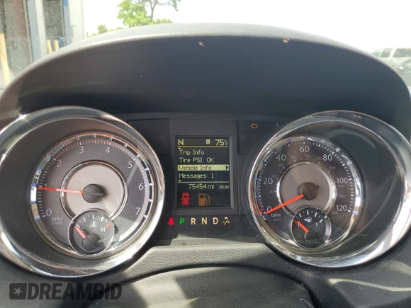 2016 Chrysler Town & Country Touring z VIN 2C4RC1CG5GR283623, wystawiony jako Copart lot #56034125 z przebiegiem 75 454 mil mil oraz Szkody całkowita. Historia ofert i sprzedaży dostępna na DreamBid. Obrazek 9.