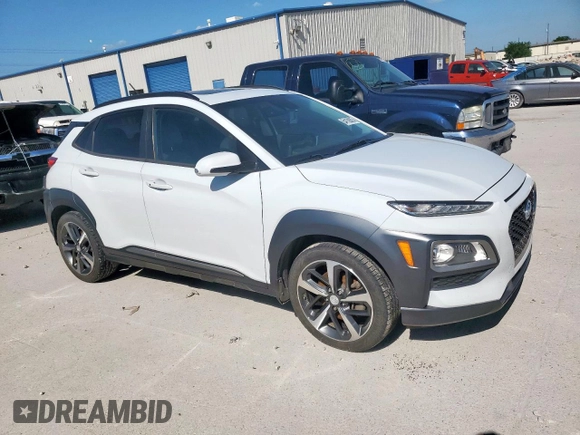 2018 Hyundai Kona Ultimate with VIN KM8K53A50JU098636, listed as a Copart auction lot 54158865 with 157,006 mi miles and Clean Title. Bid and sale history available at carsss.com. Image 4.