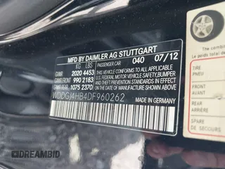 2013 Mercedes-Benz C 250 с VIN WDDGJ4HB4DF960262, выставлен на аукционе IAAI как лот 42769489 с пробегом 164 315 миль миль и . История ставок и продаж доступна на DreamBid. Изображение 9.