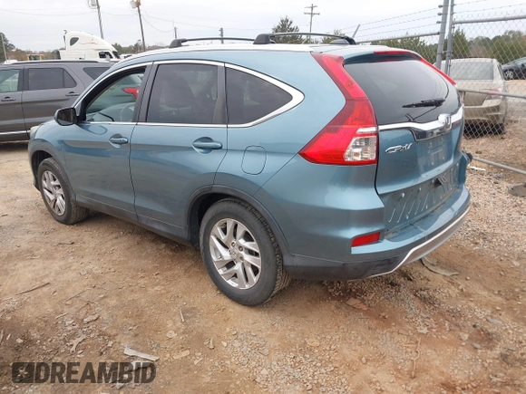 2015 Honda CR-V EX-L with VIN 2HKRM3H75FH541698, listed as a IAAI auction lot 40881491 with 168,341 mi miles. Bid and sale history available at carsss.com. Image 3.