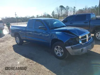 2005 Dodge Dakota SLT with VIN 1D7HE42N45S281208, listed as a IAAI auction lot 41798911 with 183,058 mi miles and . Bid and sale history available at DreamBid. Image 1.