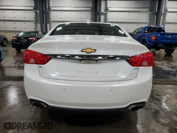 2016 Chevrolet Impala LTZ z VIN 2G1145S37G9142853, wystawiony jako Copart lot #57564675 z przebiegiem 153 596 mil mil oraz Szkoda całkowita • Salvage title. Historia ofert i sprzedaży dostępna na DreamBid. Obrazek 6.
