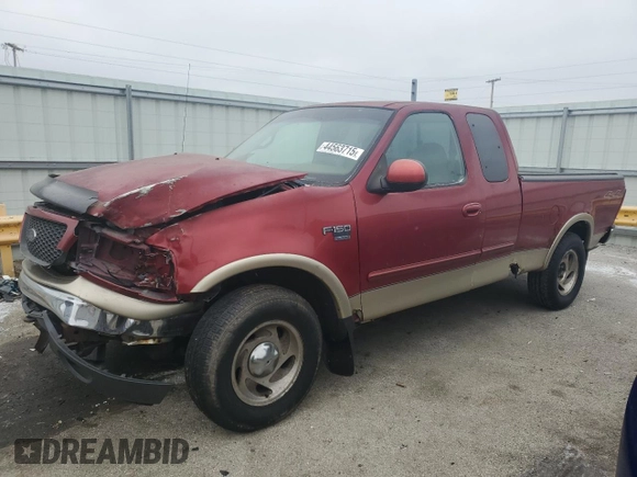 2000 Ford F-150 XL with VIN 2FTRX18L9YCA84945, listed as a Copart auction lot 44563715 with 0 mi miles and Clean Title. Bid and sale history available at carsss.com. Image 1.