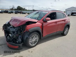 2020 Hyundai Kona SEL Plus with VIN KM8K6CAA3LU513400, listed as a Copart auction lot 52125095 with 5,302 mi miles and Salvage Title. Bid and sale history available at carsss.com. Image 1.