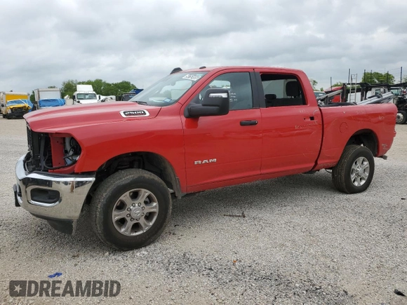 2024 Ram 2500 Big Horn с VIN 3C6UR5DJ9RG400338, выставлен на аукционе Copart как лот 54752495 с пробегом 4 854 миль миль и Чистый • Clean title. История ставок и продаж доступна на DreamBid. Изображение 1.