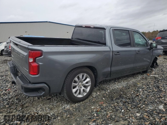 2020 Chevrolet Silverado 1500 Custom with VIN 3GCPWBEK5LG366278, listed as a Copart auction lot 83646074 with 90,466 mi miles and Salvage Title. Bid and sale history available at carsss.com. Image 3.