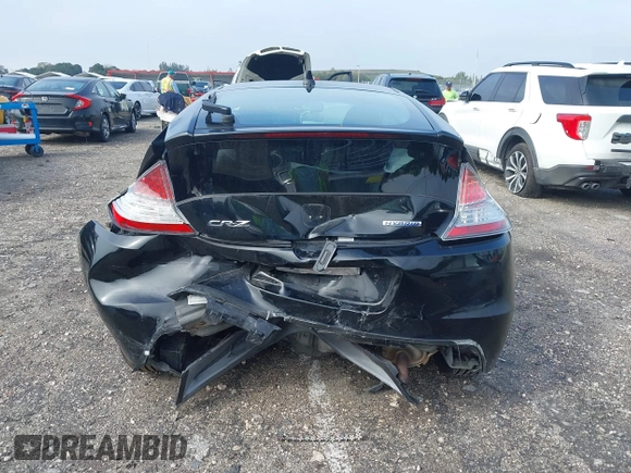 2011 Honda CR-Z with VIN JHMZF1D44BS012716, listed as a IAAI auction lot 41378990 with 170,844 mi miles. Bid and sale history available at carsss.com. Image 16.