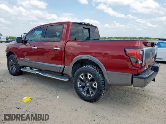 2020 Nissan Titan SL с VIN 1N6AA1ED5LN502137, выставлен на аукционе Copart как лот 59094945 с пробегом 42 241 миль миль и Списание • Salvage title. История ставок и продаж доступна на DreamBid. Изображение 2.