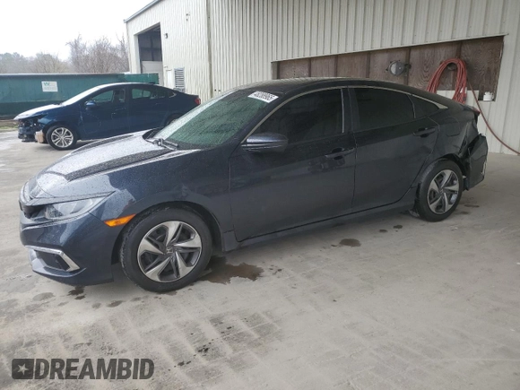 2019 Honda Civic Sedan LX with VIN 2HGFC2F65KH554398, listed as a Copart auction lot 48288965 with 29,180 mi miles and Salvage Title. Bid and sale history available at carsss.com. Image 1.