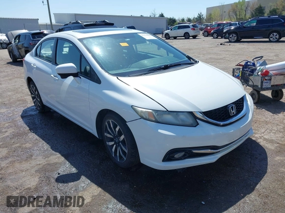 2015 Honda Civic EX-L with VIN 19XFB2F97FE041196, listed as a IAAI auction lot 41951880 with 95,797 mi miles and . Bid and sale history available at DreamBid. Image 1.