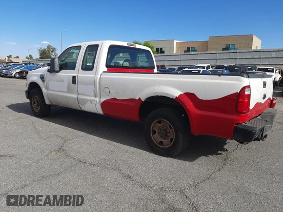 2008 Ford F-250 XL with VIN 1FTSX20508EE35630, listed as a Copart auction lot 53877234 with 117,312 mi miles and Clean title. Bid and sale history available at DreamBid. Image 2.