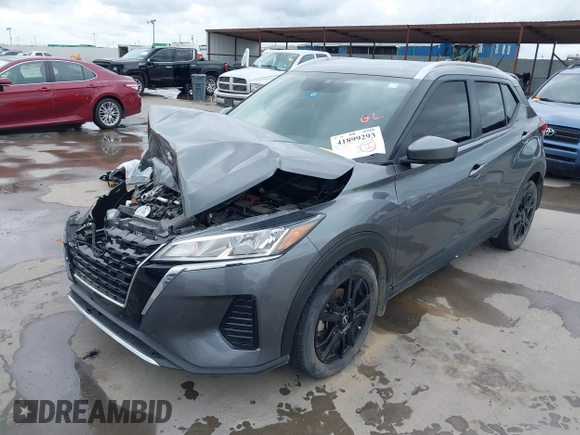 2022 Nissan Kicks SV with VIN 3N1CP5CV2NL481461, listed as a IAAI auction lot 41899293 with 34,636 mi miles and . Bid and sale history available at DreamBid. Image 18.