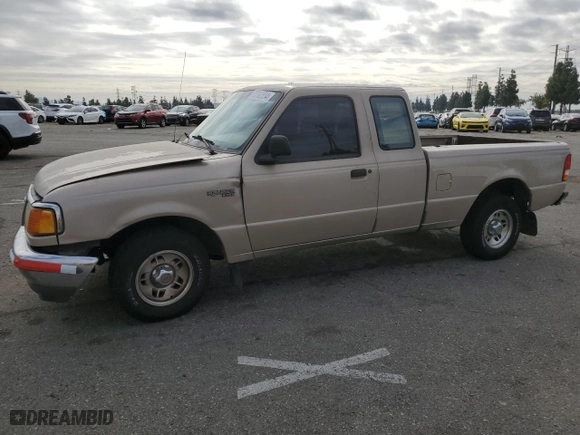1997 Ford Ranger XL with VIN 1FTCR14A0VPA28116, listed as a Copart auction lot 82262554 with 167,455 mi miles and Salvage Title. Bid and sale history available at carsss.com. Image 1.
