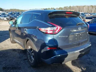 2015 Nissan Murano S with VIN 5N1AZ2MH6FN286594, listed as a IAAI auction lot 41490552 with 143,958 mi miles. Bid and sale history available at carsss.com. Image 3.