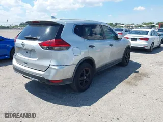 2017 Nissan Rogue SV with VIN KNMAT2MV3HP527028, listed as a IAAI auction lot 41897365 with 130,744 mi miles. Bid and sale history available at carsss.com. Image 4.