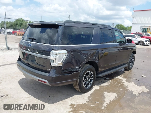 2024 Ford Expedition Max XLT with VIN 1FMJK1J83REA31036, listed as a IAAI auction lot 42190319 with 26,956 mi miles and . Bid and sale history available at DreamBid. Image 4.