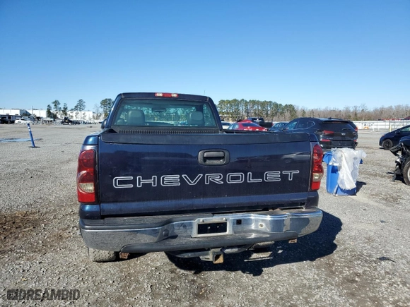 2005 Chevrolet Silverado 1500 LS with VIN 1GCEK14V25Z268501, listed as a Copart auction lot 41563065 with 210,832 mi miles and Salvage Title. Bid and sale history available at carsss.com. Image 6.