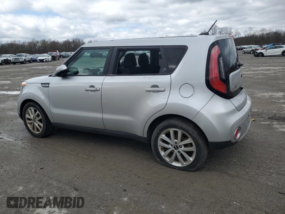 2019 Kia Soul + with VIN KNDJP3A5XK7698879, listed as a Copart auction lot 53384315 with 53,348 mi miles and Salvage Title. Bid and sale history available at carsss.com. Image 2.
