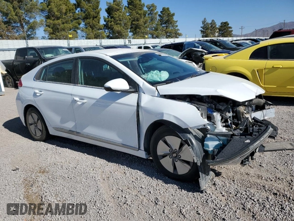 2021 Hyundai Ioniq SE with VIN KMHC75LC4MU261122, listed as a Copart auction lot 88657405 with 26,926 mi miles and Salvage Title. Bid and sale history available at DreamBid. Image 4.