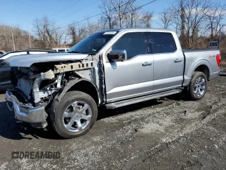 2023 Ford F-150 XL with VIN 1FTFW1E83PFC67461, listed as a Copart auction lot 47073955 with 10,498 mi miles and Salvage Title. Bid and sale history available at carsss.com. Image 1.