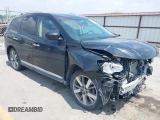 2015 Nissan Pathfinder SL with VIN 5N1AR2MM2FC609791, listed as a IAAI auction lot 42454264 with 134,517 mi miles and . Bid and sale history available at DreamBid. Image 1.
