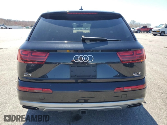 2017 Audi Q7 Premium Plus with VIN WA1LAAF79HD050642, listed as a Copart auction lot 52377535 with 109,326 mi miles and Clean Title. Bid and sale history available at DreamBid. Image 6.