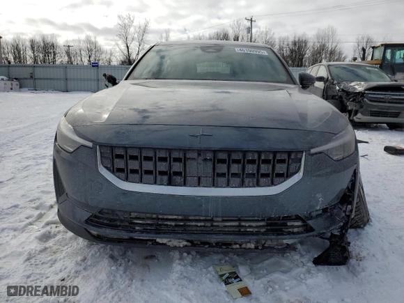 2023 Polestar 2 with VIN YSMED3KA9PL135833, listed as a Copart auction lot 46100995 with 0 mi miles and Non Repairable. Bid and sale history available at carsss.com. Image 5.