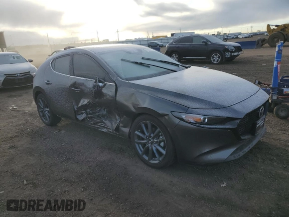 2019 Mazda Mazda3 Hatchback w/Preferred Pkg with VIN JM1BPBMM2K1136432, listed as a Copart auction lot 84219734 with 24,767 mi miles and Salvage Title. Bid and sale history available at carsss.com. Image 4.