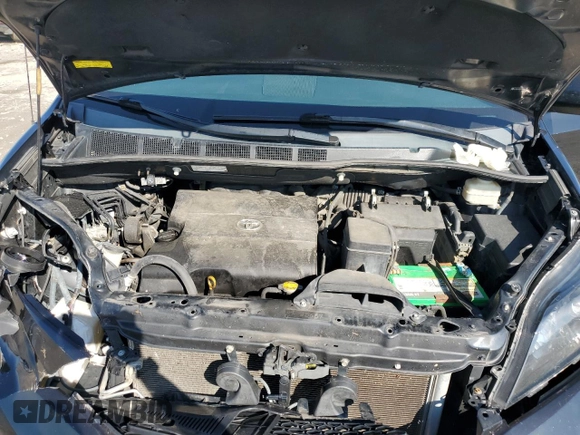 2011 Toyota Sienna SE with VIN 5TDXK3DCXBS048314, listed as a Copart auction lot 55989415 with 200,841 mi miles and Salvage title. Bid and sale history available at DreamBid. Image 12.