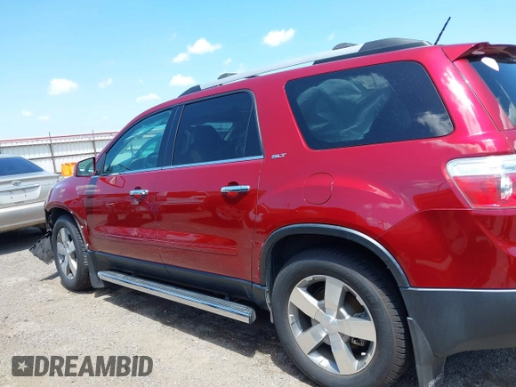 2011 GMC Acadia SLT1 with VIN 1GKKRRED7BJ286543, listed as a IAAI auction lot 42558021 with 97,963 mi miles and . Bid and sale history available at DreamBid. Image 14.