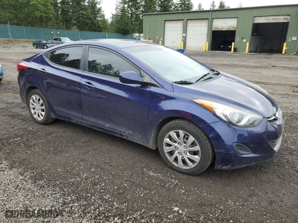 2012 Hyundai Elantra GLS PZEV with VIN 5NPDH4AE2CH062907, listed as a Copart auction lot 48161985 with 196,095 mi miles and Salvage Title. Bid and sale history available at carsss.com. Image 4.