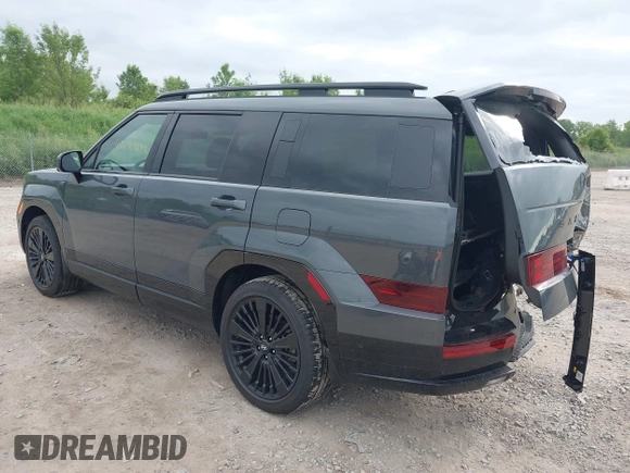 2025 Hyundai Santa Fe Calligraphy z VIN 5NMP5DG13SH035494, wystawiony jako IAAI lot #42523634 z przebiegiem 9 261 mil mil oraz . Historia ofert i sprzedaży dostępna na DreamBid. Obrazek 3.