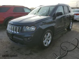 2014 Jeep Compass Sport with VIN 1C4NJDBB7ED673909, listed as a Copart auction lot 43391955 with 253,203 mi miles and Salvage Title. Bid and sale history available at carsss.com. Image 1.