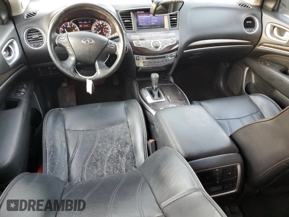 2013 Infiniti JX35 with VIN 5N1AL0MM5DC332332, listed as a Copart auction lot 75879244 with 159,209 mi miles and Salvage Title. Bid and sale history available at carsss.com. Image 8.