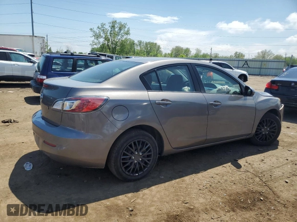 2013 Mazda 3 i SV with VIN JM1BL1TF5D1833766, listed as a Copart auction lot 56921475 with 148,084 mi miles and Salvage title. Bid and sale history available at DreamBid. Image 3.