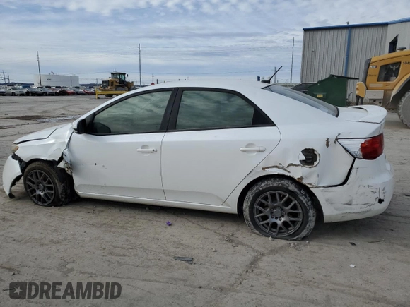 2012 Kia Forte EX with VIN KNAFU4A23C5637085, listed as a Copart auction lot 46808705 with 284,039 mi miles and Salvage Title. Bid and sale history available at carsss.com. Image 2.