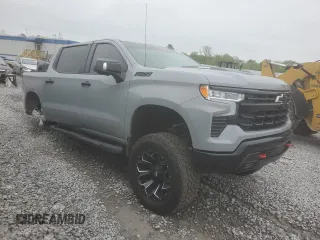 2024 Chevrolet Silverado 1500 LT Trail Boss with VIN 3GCUDFE85RG145776, listed as a Copart auction lot 51293175 with 20,719 mi miles and Salvage Title. Bid and sale history available at DreamBid. Image 4.